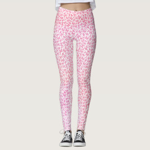 Roze Waterverf Butterflies Patroon Leggings