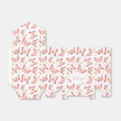 Roze Waterverf Butterfly Birthday Hartelijk dank Bedankdoosjes (Uitgevouwen)