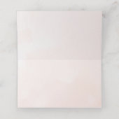 Roze Waterverf Cherry Blossom Spring Wedding (Binnenkant ongevouwen)