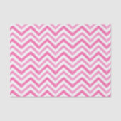Roze Waterverf Chevron-papier Tissuepapier (Voorkant)