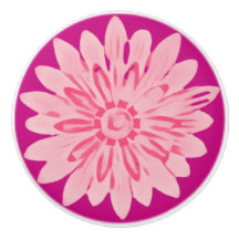 Roze Waterverf Daisies