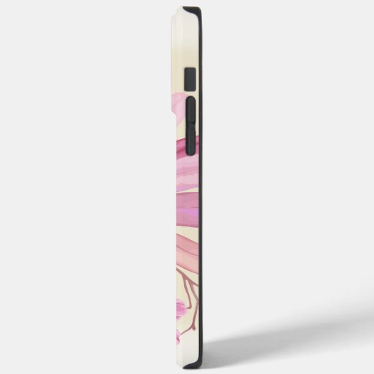Roze Waterverf Daisy Case-Mate iPhone Case (Achterkant / Links)
