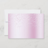 Roze Waterverf eend bedankje Bedankkaart (Achterkant)