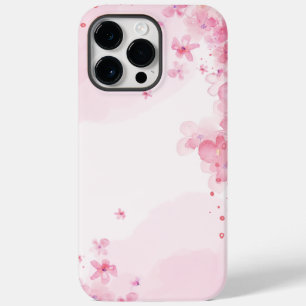 Roze Waterverf esthetisch Case-Mate iPhone 14 Pro Max Hoesje