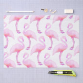 Roze Waterverf Flamingo Tissue Paper Tissuepapier (Craft)