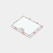 Roze Waterverf Floral Garden Post-it® Notes (Schuin)