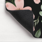 Roze Waterverf Floral Muismat (Hoek)