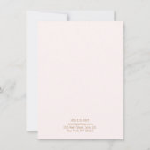 Roze Waterverf Floral Spa Salon Cadeaubon (Achterkant)