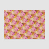 Roze Waterverf geometrisch patroon Tissuepapier (Voorkant)