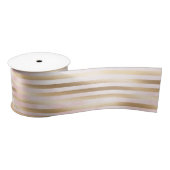 Roze Waterverf Gouden Glam Stripes Lint (Spoel)