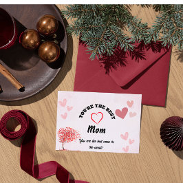 Roze Waterverf Happy Mothers Day Wenskaart Briefkaart