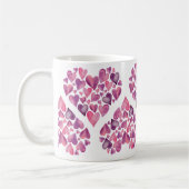 Roze Waterverf Hartelijk dank voor de dag van de V Koffiemok (Links)