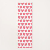 Roze Waterverf Heart Yogamat (Voorkant)