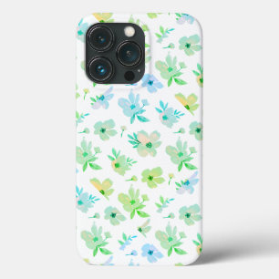  roze Waterverf Hoesje-Mate iPhone Cas 13 Pro Hoesje