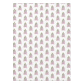 Roze Waterverf kerstboom Tafelkleed (Voorkant)