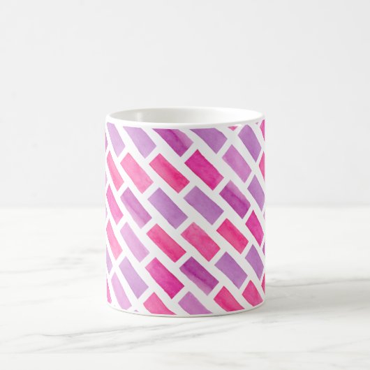 Roze Waterverf Koffiemok (Center)