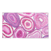 Roze waterverf kussensloop (Achterkant-Links)