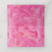 Roze Waterverf Levensboom Gevouwen (Binnenkant ongevouwen)