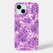 Roze waterverf lila bloemen Case-Mate iPhone case (Achterkant)