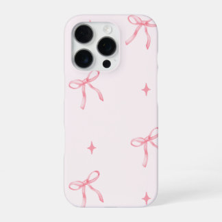 Roze Waterverf lint iPhone 16 Pro Hoesje