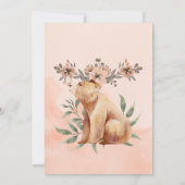 Roze Waterverf Moederdag Brunch Uitnodiging (Achterkant)