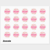 Roze Waterverf Mooie Rozen lippenbalsem labels (Vel)