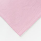 Roze Waterverf Ombre Fleece Deken (Hoek)