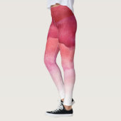 Roze Waterverf Ombre Leggings (Links)
