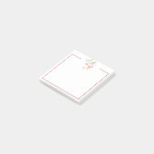 Roze waterverf op maat gemaakt post-it® notes (Schuin)