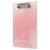 Roze Waterverf Paint pastel Klembord (Links)