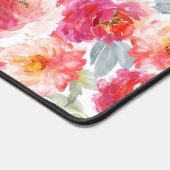 Roze Waterverf Peony-ventilator Bureaumat (Hoek)