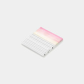 Roze Waterverf | Post-it® Notes (Schuin)