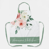 Roze Waterverf Roos All-over Print Schort (Voorkant)