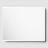 Roze Waterverf Rozen Weddenschap Gastenboek (Achterkant)