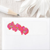 Roze waterverf schilderij etiket (Insitu)