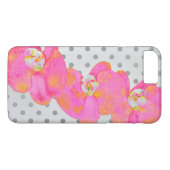 Roze waterverf schilderij van Orchid, poolpunts Case-Mate iPhone Case (Achterkant (Horizontaal))
