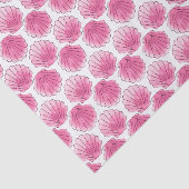 Roze Waterverf Seashell Tissuepapier (Detail)