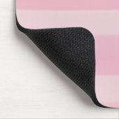 Roze Waterverf Stripes Muismat (Hoek)