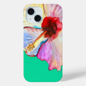 Roze waterverf tulpen kunst Case-Mate iPhone case (Achterkant)