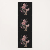 Roze Waterverf van de Japanse Sakura Cherry Blosso Yogamat (Voorkant)