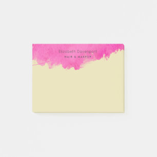 Roze Waterverf Verf Splatter Post-it® Notes