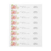 Roze Waterverf Vrijgezellenfeest (Vel)