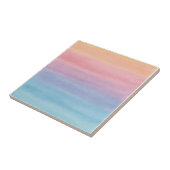 Roze Waterverf Wash Gradient Keuken Badkamer Tegeltje (Zijkant)