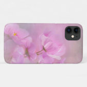 Roze Waterverf Wild Cosmos Flowers Case-Mate iPhone Case (Achterkant (horizontaal))