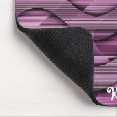 Roze Waves Mousepad Muismat (Hoek)