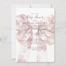 Roze wc-boog meisje baby shower
