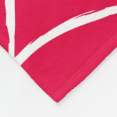 Roze Web Fleece Deken (Hoek)