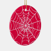 Roze Web Keramisch Ornament (Rechts)