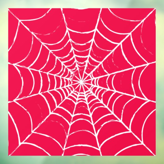 Roze Web Raamsticker (Vel 3)