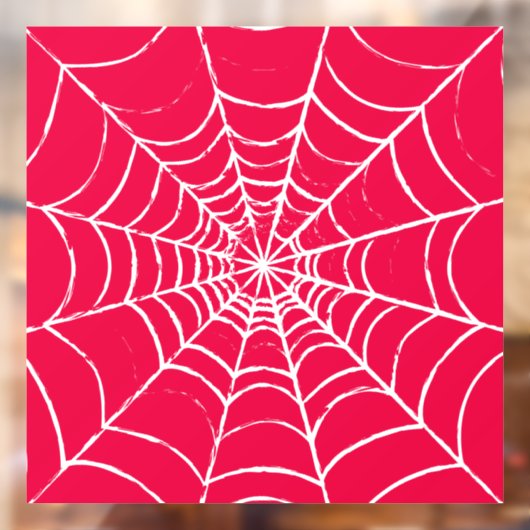 Roze Web Raamsticker (Vel 2)